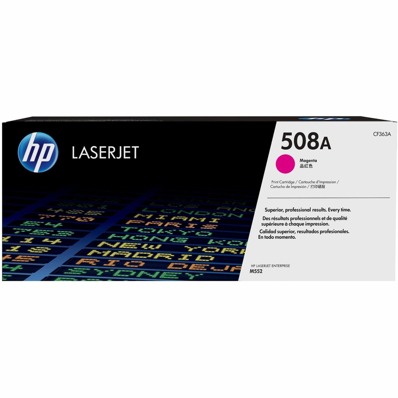 HP 508A (CF363A) Original Laser Toner Cartridge – Single Pack – Magenta – 1 Each – 5000 Pages