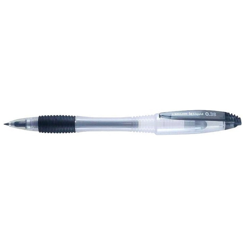 IC Liquid Ballpoint Pen – Black (0.38mm)