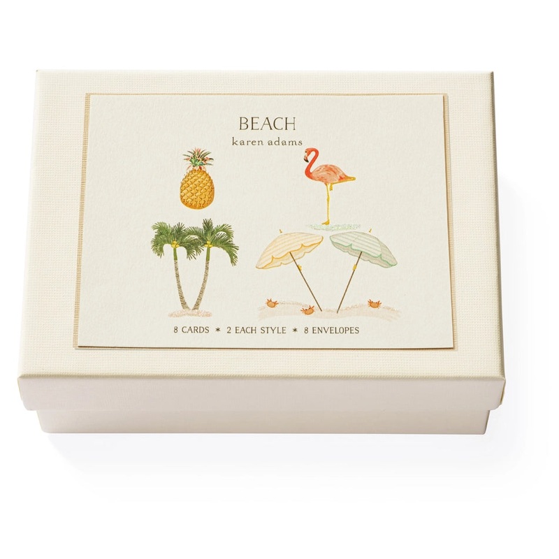 Karen Adams – Beach Notecard Box (5.5″ x 4.25″)