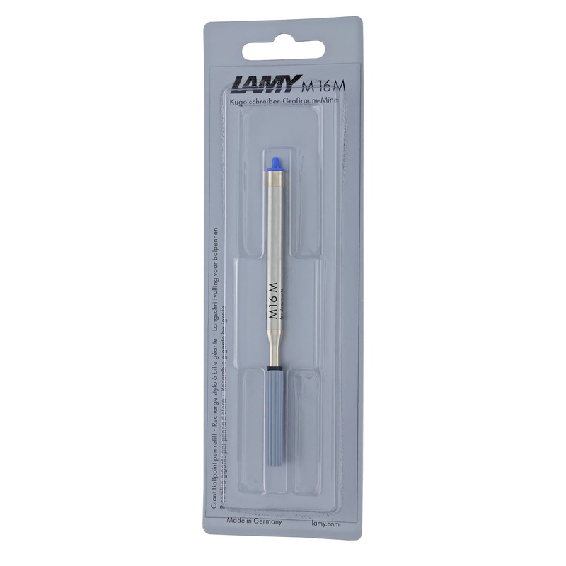Lamy M16 Ballpoint Pen Refill in Blue Medium