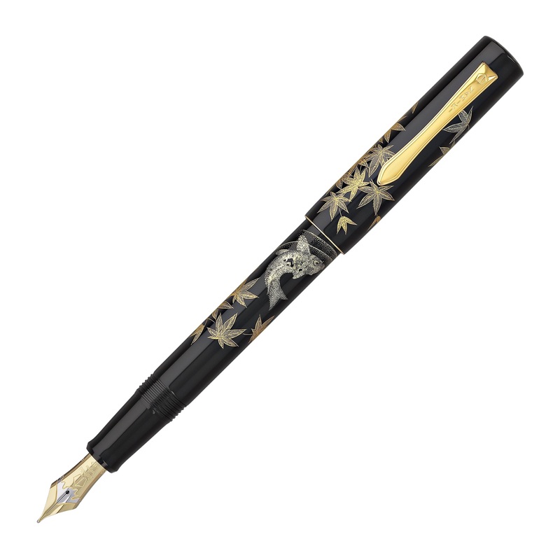 Namiki Chinkin Fountain Pen in Kinshu – 18K Gold Medium