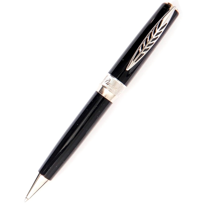 Pineider La Grande Bellezza Rock Ballpoint Pen, Black & Yellow Gold