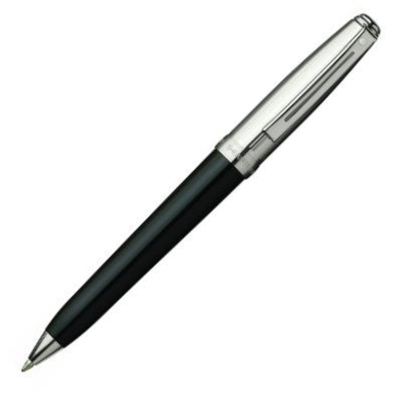 Sheaffer Prelude Ballpoint Pen – Black Lacquer & Palladium Plate