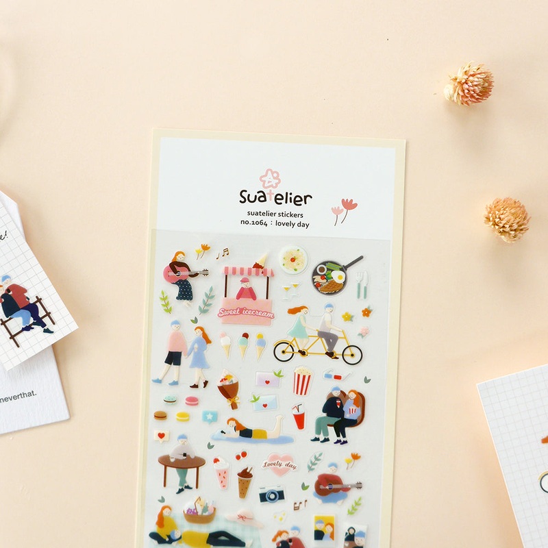 Suatelier Daily Deco Stickers –  Lovely Day Sticker