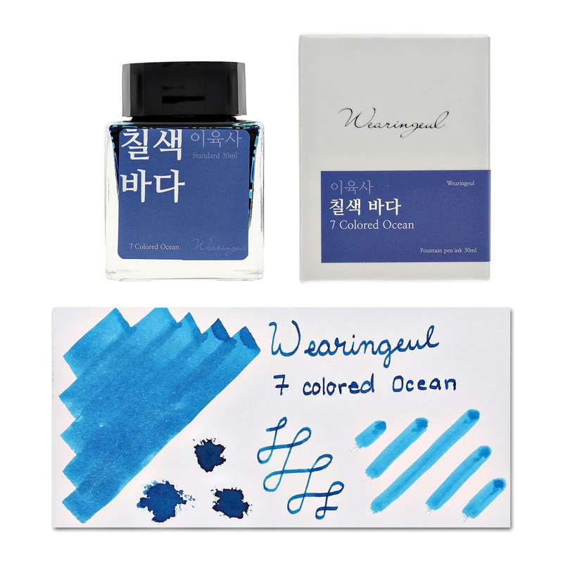 Wearingeul Lee Yuk Sa Literature Ink in 7 Colored Ocean – 30mL