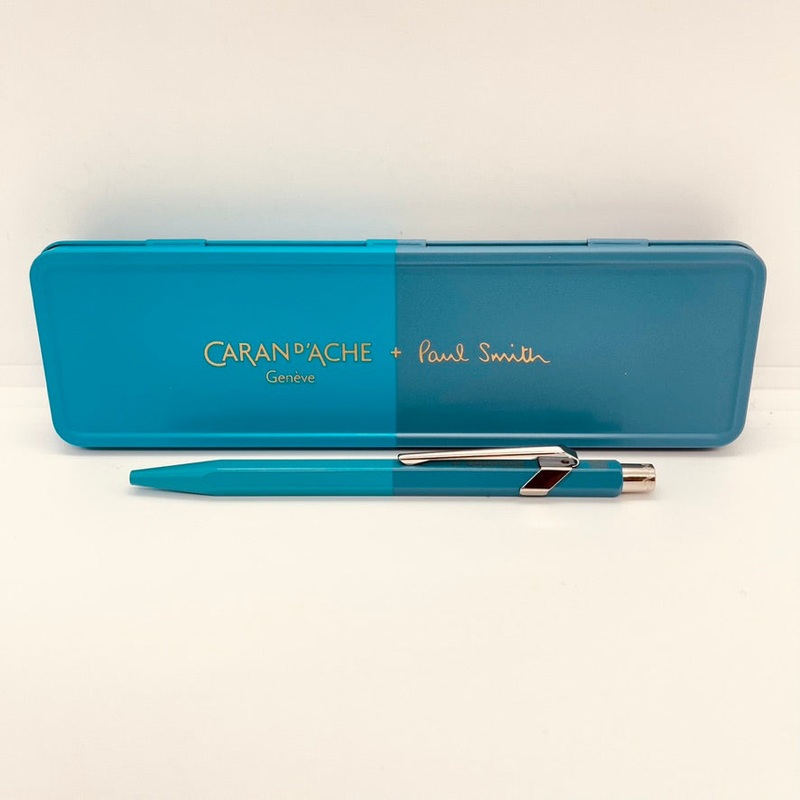 Caran d’Ache 849 Paul Smith Ballpoint Cyan Blue & Steel Blue (Special Edition)