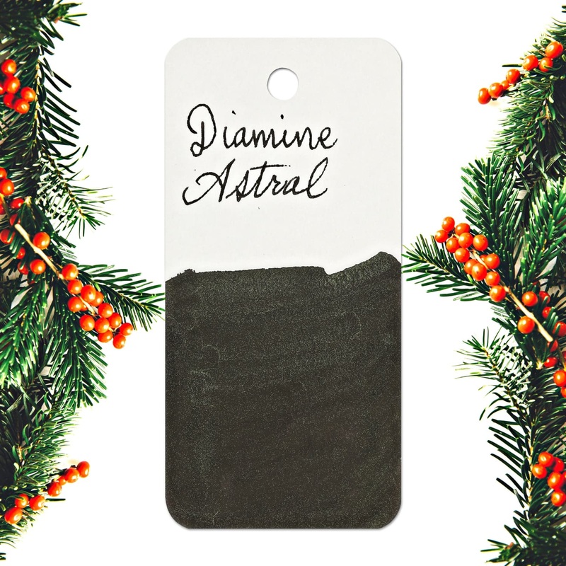 Diamine Inkvent Purple Edition Chameleon & Shimmer & Sheen Bottled Ink in Astral – 50 mL