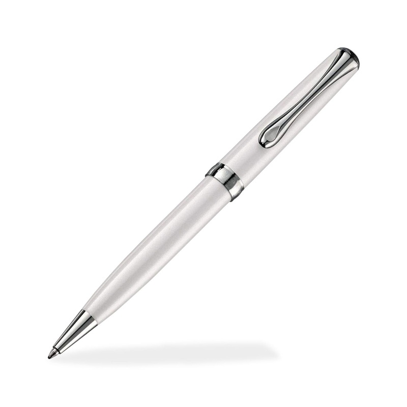 Diplomat Excellence A2 Ball Pen, Pearl White
