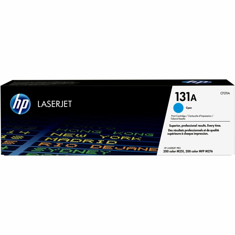 HP 131A (CF211A) Original Standard Yield Laser Toner Cartridge – Single Pack – Cyan – 1 Each – 1800 Pages