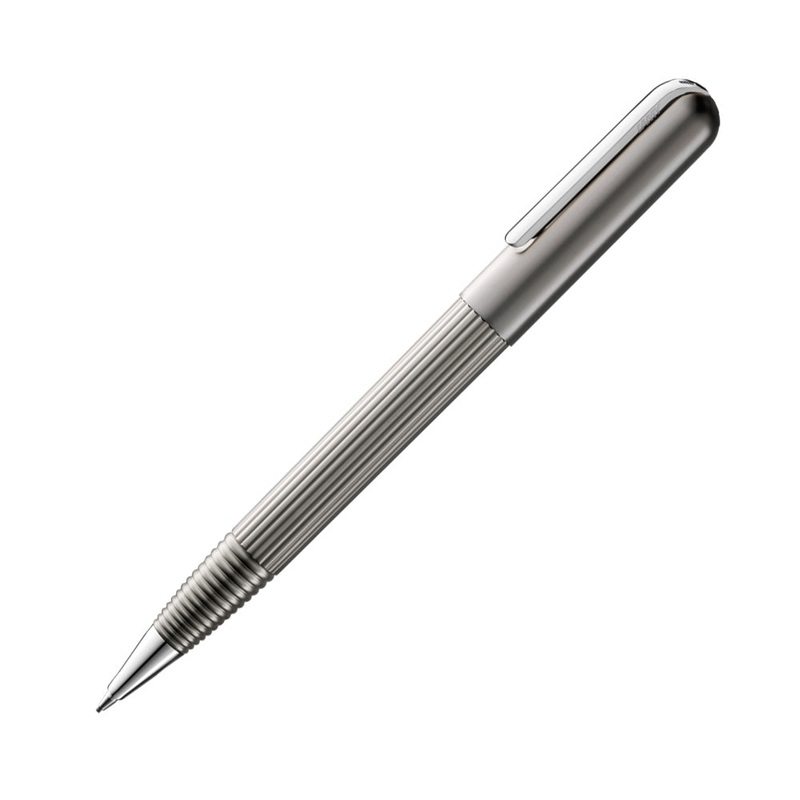 LAMY imporium Mechanical Pencil (.7mm) – Titanium with Platinum Trim