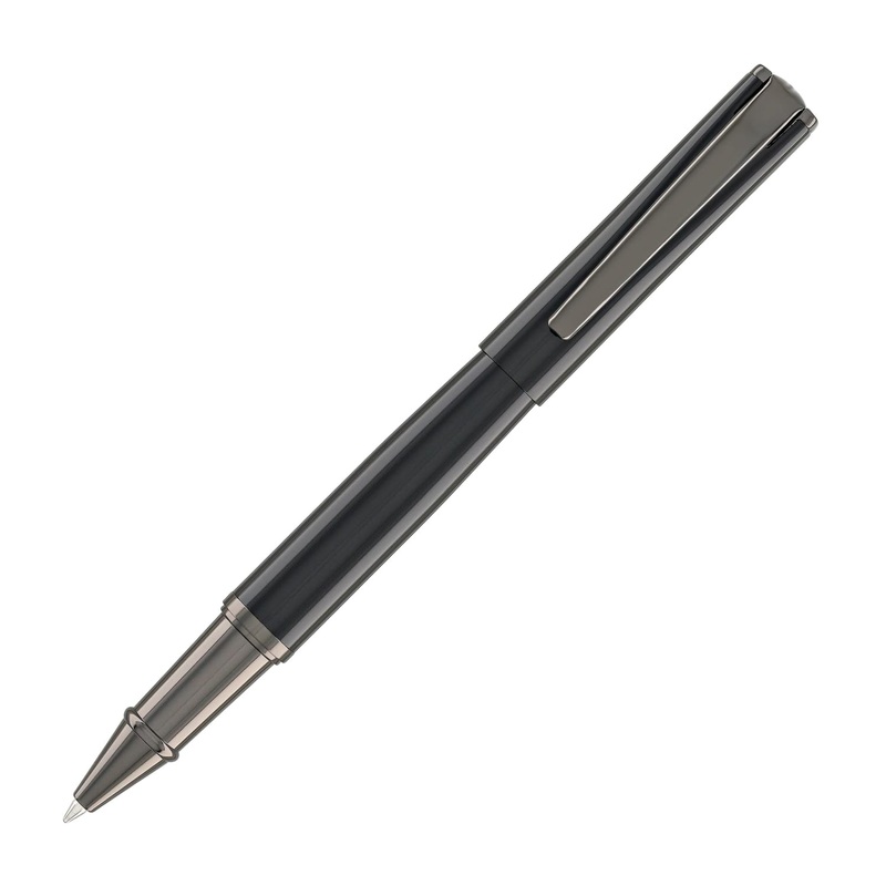 Monteverde Impressa Rollerball Pen in Black with Gunmetal Trim