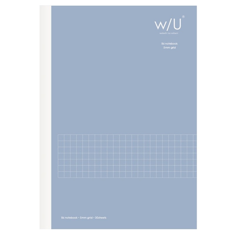 Nakabayashi W/U B6 Grid Notebook – Powder Blue