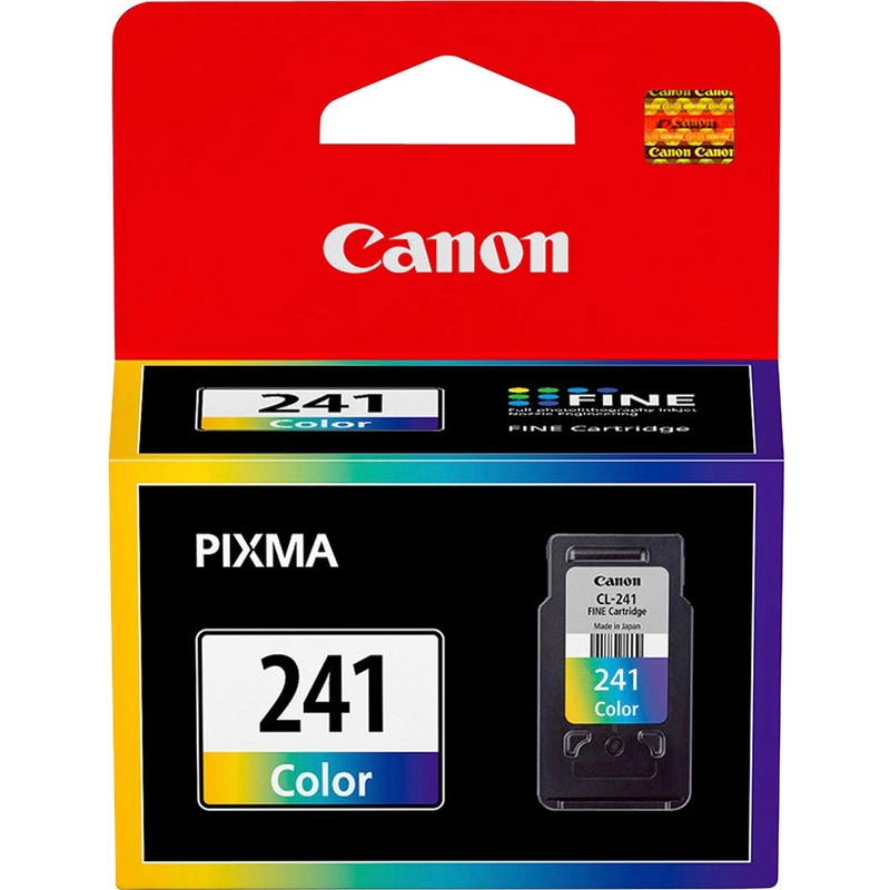 Canon CL-241 Original Inkjet Ink Cartridge – Cyan, Magenta, Yellow – 1 Each – 180 Pages