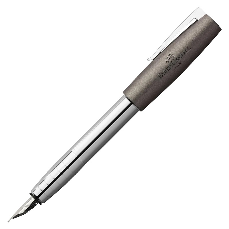 Faber-Castell Loom Metallic Grey Fountain Pen Extra Fine