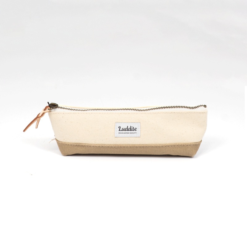 Luddite Two-Tone Boat Pen Case – Mocha