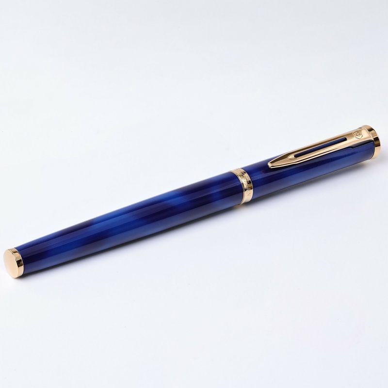 Waterman Preface Blue Marbled Fountain Pen