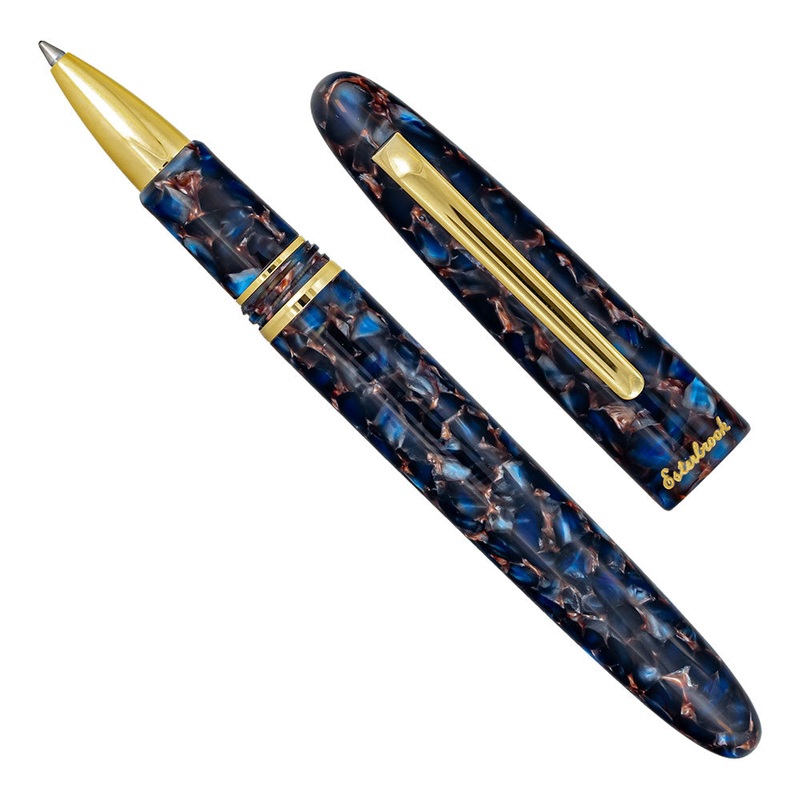 Esterbrook Estie Rollerball Nouveau Bleu Gold Trim