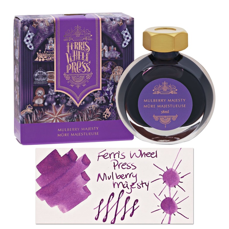 Ferris Wheel Press Bottled Ink in Mulberry Majestic – 38 mL