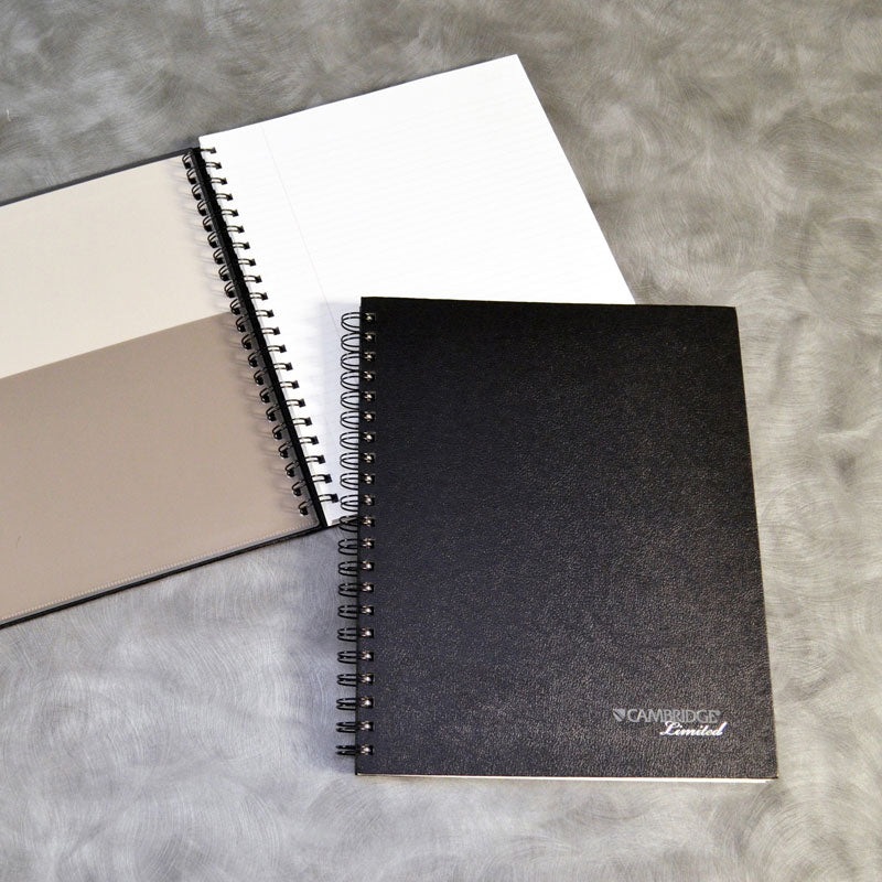 Hardcover Business Notebook, 8 7/8″ x 11″, Legal Rule, 96 sheets, Black