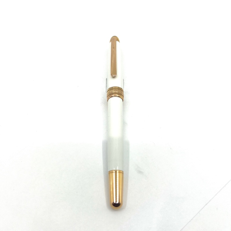 Montblanc White Solitaire Red Gold-Plated Classique Rollerball
