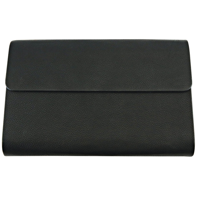 Pineider Genuine Italian Leather Pen Case, 12 Pens Black