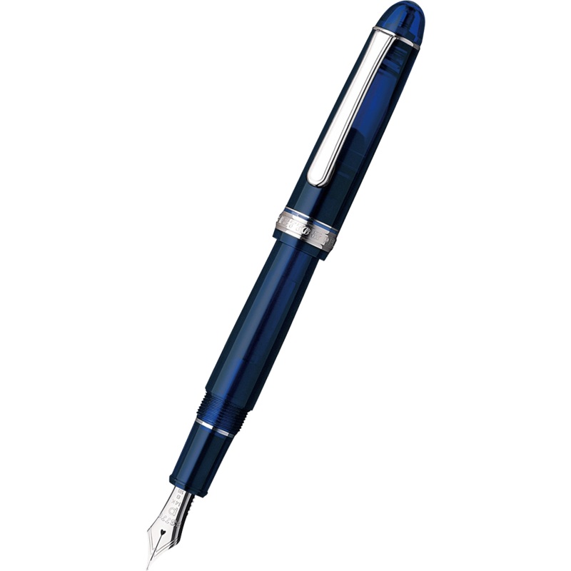 Platinum 3776 Century Fountain Pen – Chartres Blue – Rhodium Trim Ultra Extra-Fine