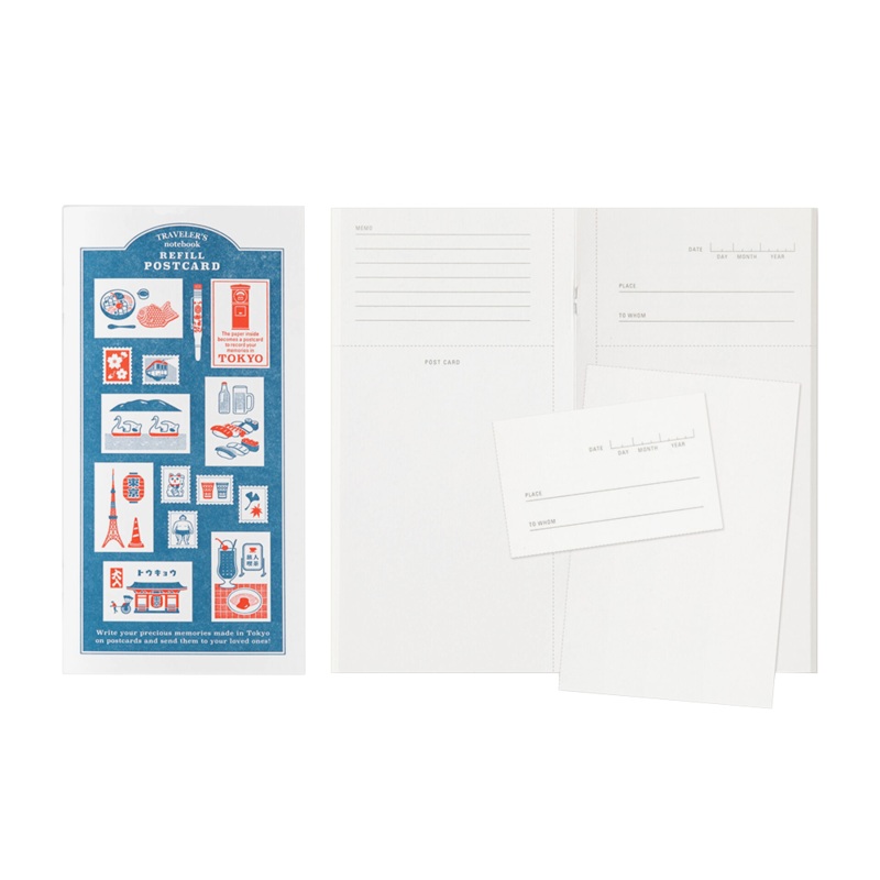 Traveler’s Regular Notebook Refill – Tokyo Postcard (Limited Edition)