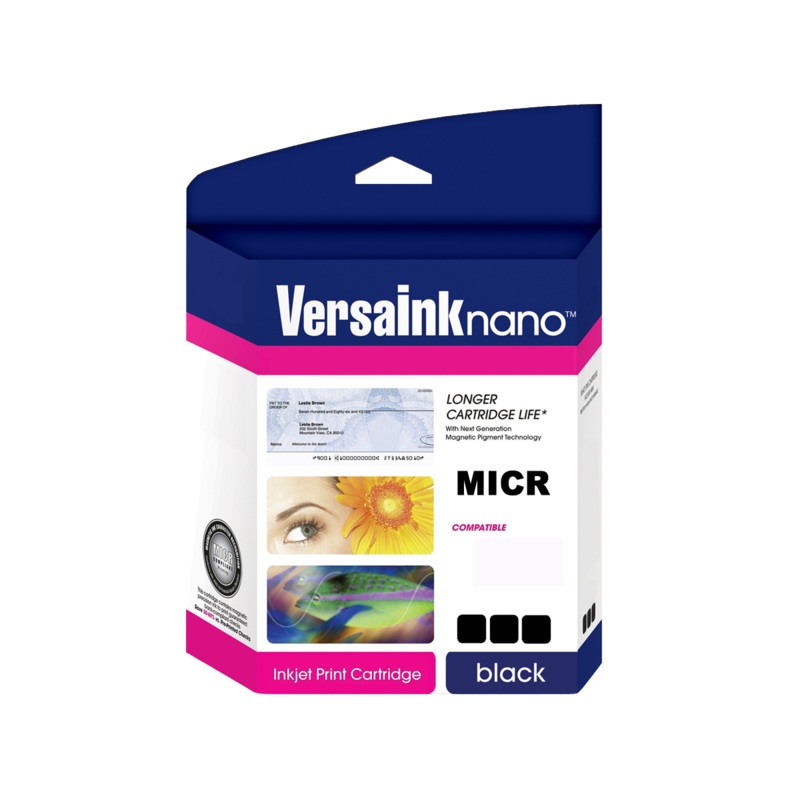 VersaInk-nano HP 970MX Black – MICR Compliant – Double Pack