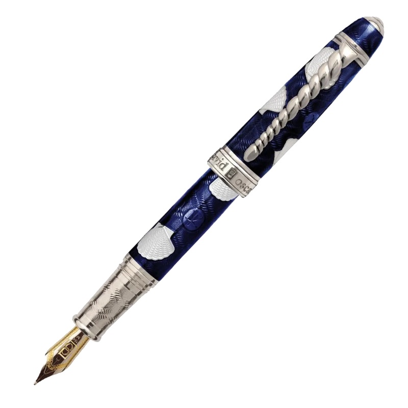 David Oscarson Seaside Ocean Blue Pen Fountain Pen Fine