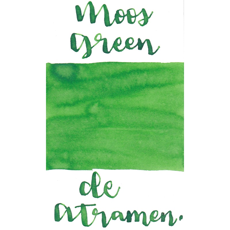 De Atramentis Artist Ink Moos Green 50ml Bottle