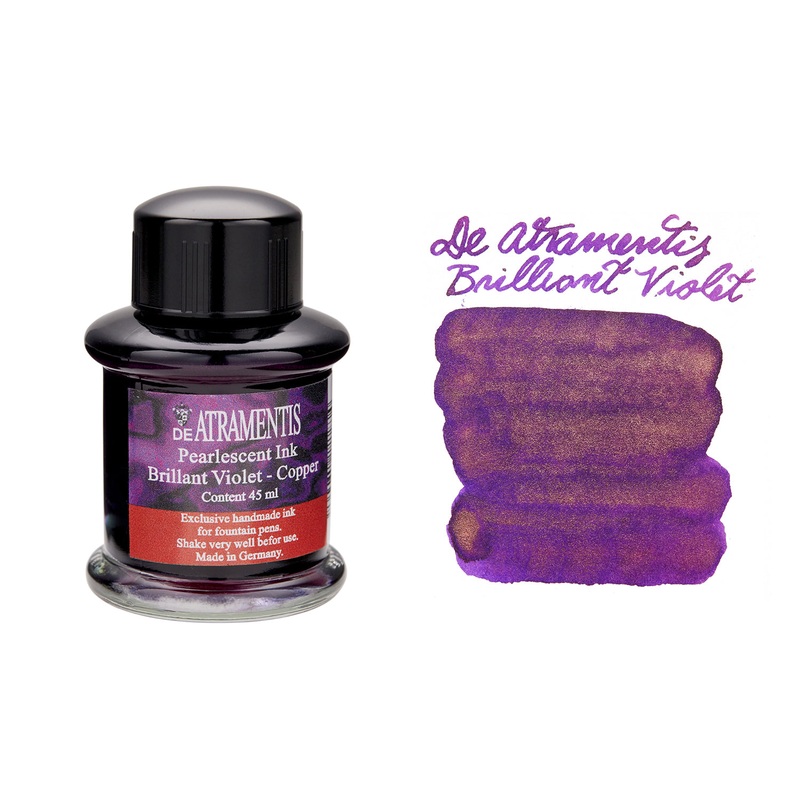 De Atramentis Pearlescent Brilliant Violet-Copper – 45ml Bottled Ink