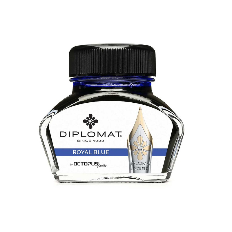 Diplomat Octopus Ink Bottle, Royal Blue – 30ml