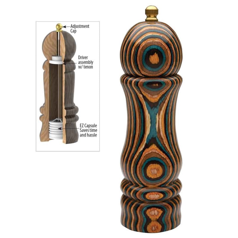 EZ-Assemble Salt & Pepper Mill Kits 8 in.