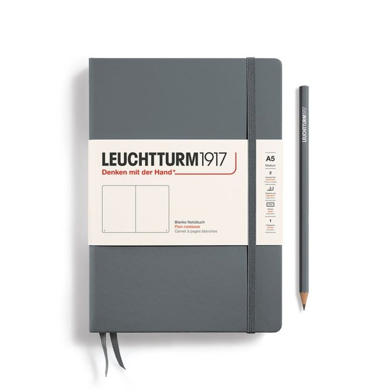 Leuchtturm 1917 Hardcover Notebook – A5 – Plain Powder