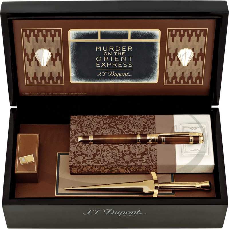 S.T. Dupont Murder on the Orient Express Writing Kit Fountain