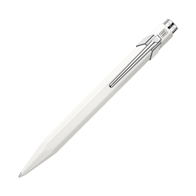Caran d’Ache 849 Rollerball Pen in White with Slimpack