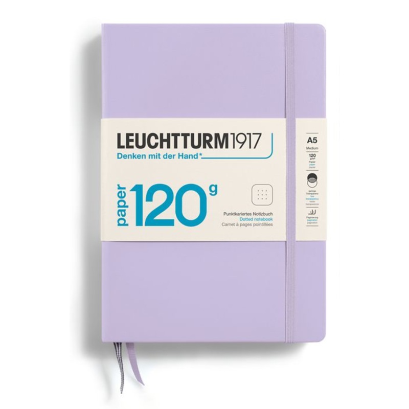 Leuchtturm1917 Edition 120G A5 Dotted Notebook – Lilac