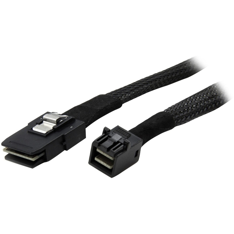 StarTech.com 1m Internal Mini SAS Cable – SFF-8087 to SFF-8643 – Mini SAS to Mini SAS – 3.28 ft Mini-SAS/Mini-SAS HD Data Transfer Cable for SATA Controller, Backplane, SAS Controller – First End: 1 x 36-pin SFF-8087 Mini-SAS – Male – Second End: 1 x 36-p