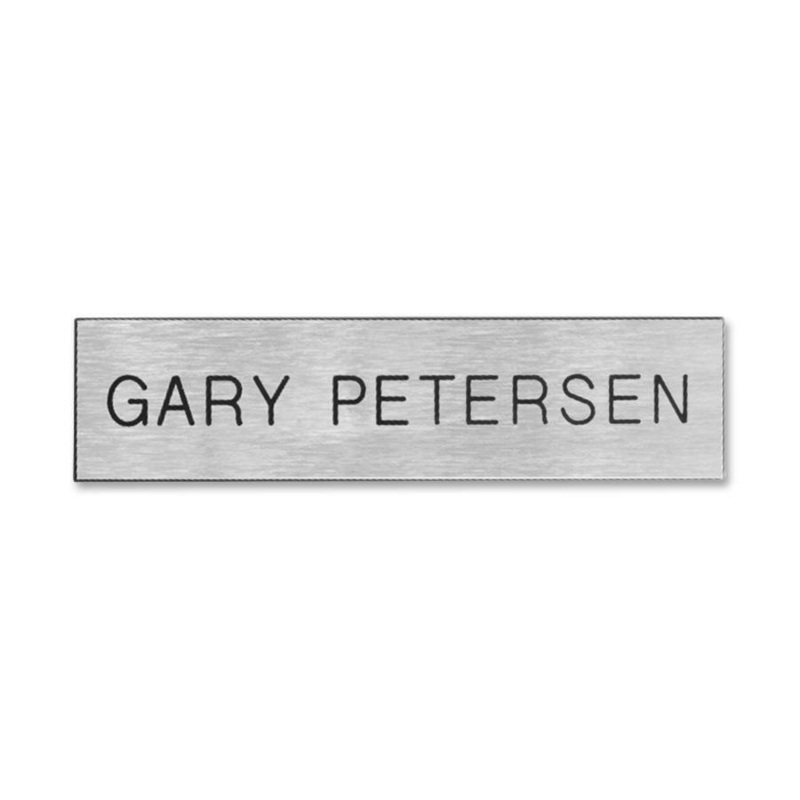 Xstamper Xecutives Name Plates – 8″ Width x 2″ Height – Wall Mountable – Plastic – 1 Each