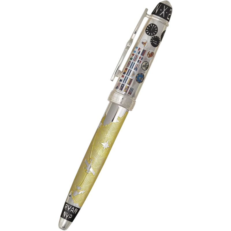 David Oscarson Spirit of St. Louis Rollerball Pen – Charles Lindbergh Sunburst