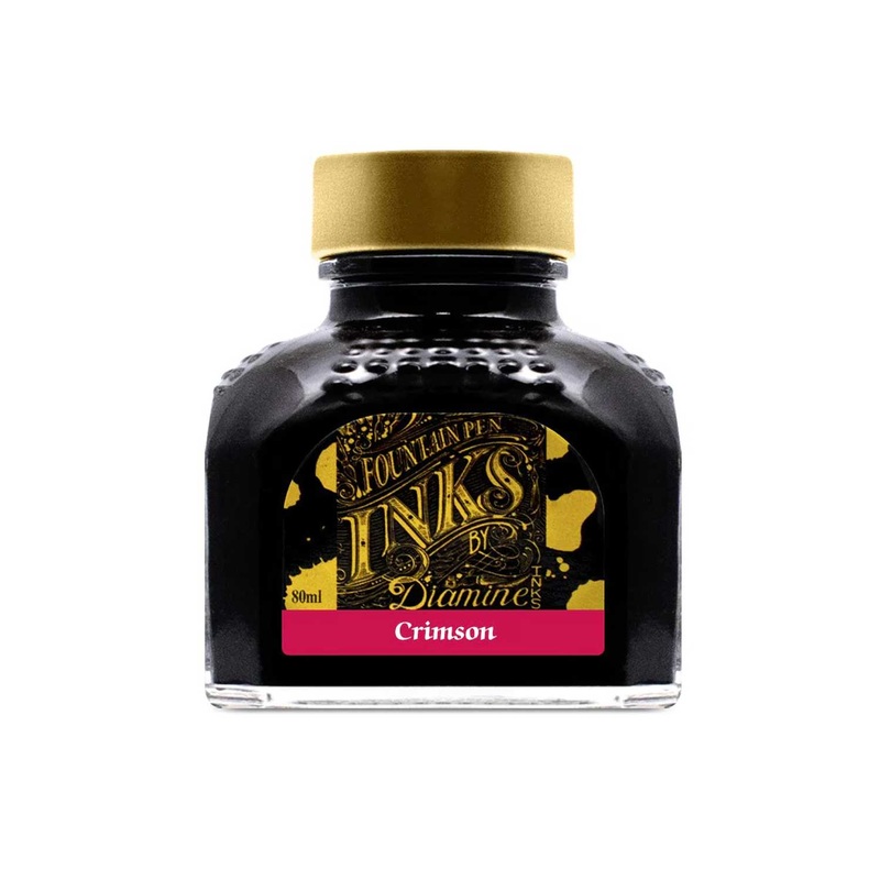 Diamine Crimson Ink Bottle – 80ml