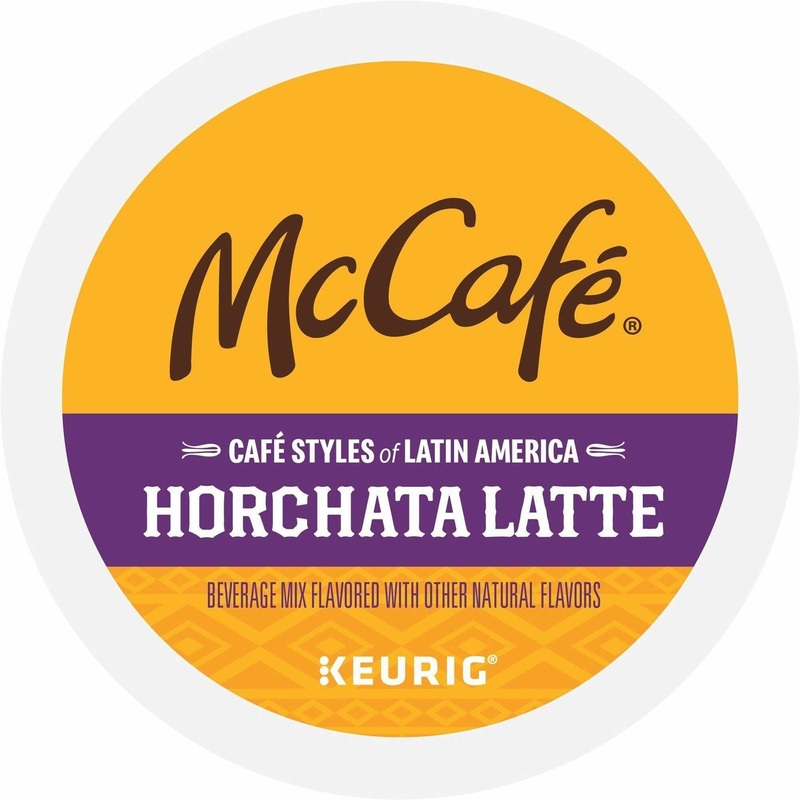 McCaf K-Cup Horchata Latte – Compatible with Keurig Brewer – Medium – Per Box – 24 K-Cup – K-Cup – Horchata Latte – Kosher – 4 / Carton