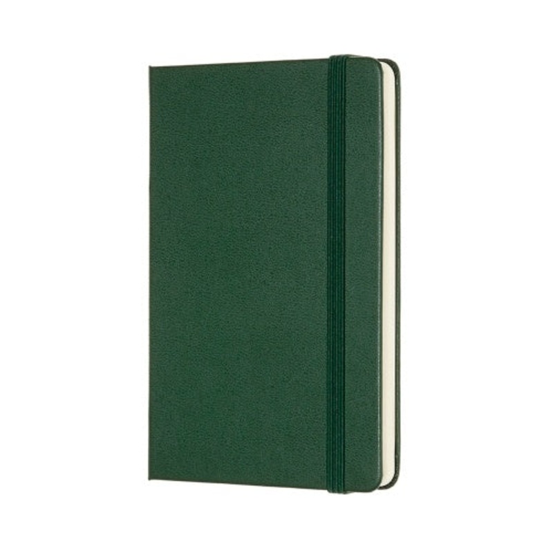 Moleskine Pocket Hardcover Classic Plain Notebook – Myrtle Green