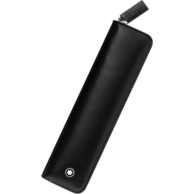 Montblanc Meisterstuck Pen Pouch – Black (Zipper Closure)