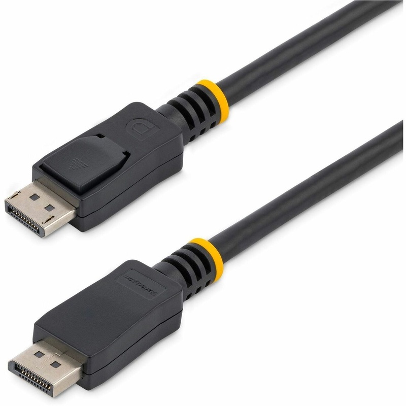 StarTech.com DisplayPort Cable – 6 ft / 2m – 4K DisplayPort 1.2 Cable – DP to DP Cable – 6 ft DisplayPort Video Cable for Audio/Video Device, Monitor, Workstation, Notebook, Graphics Card, Projector – First End: 1 x 20-pin DisplayPort 1.2 Digital Audio/Vi