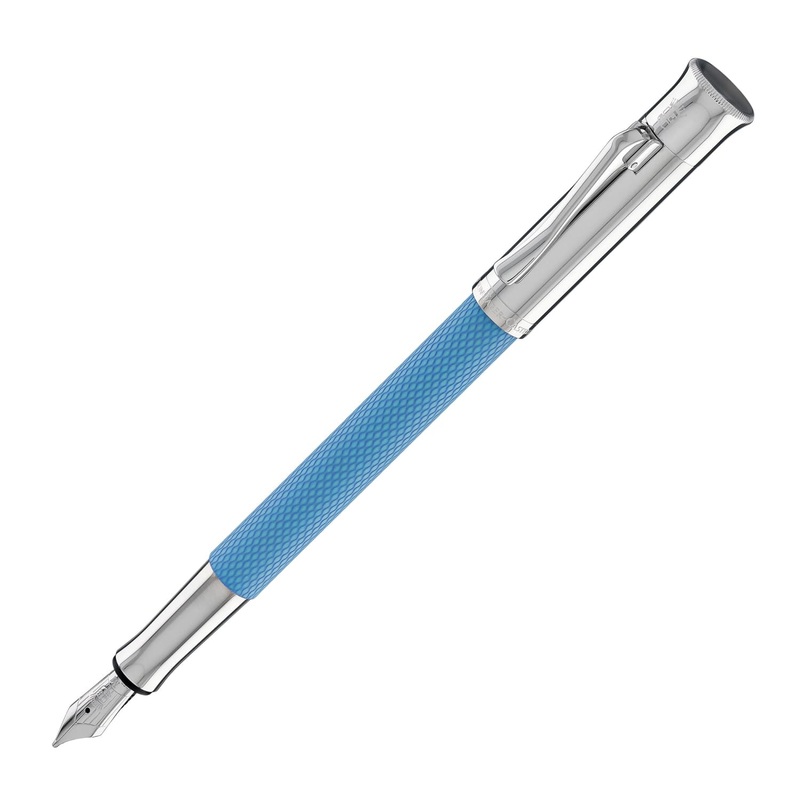 Faber-Castell Guilloche Fountain Pen in Gulf Blue Fine