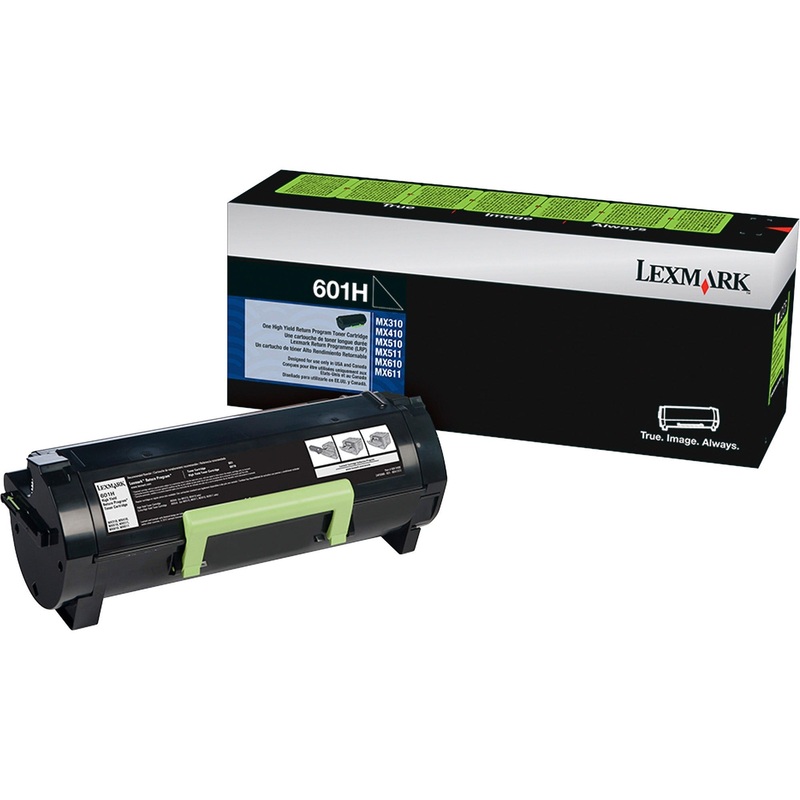 Lexmark Unison 601H Original High Yield Laser Toner Cartridge – Black – 1 Each – 10000 Pages Black