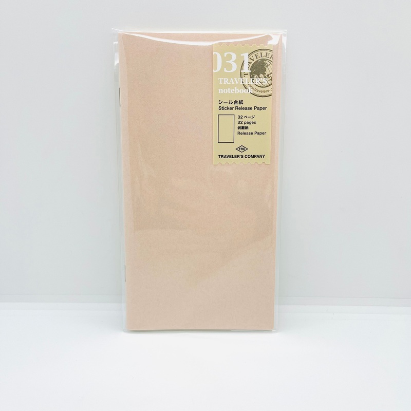 Traveler’s Notebook Regular Refill 031 Sticker Release Paper