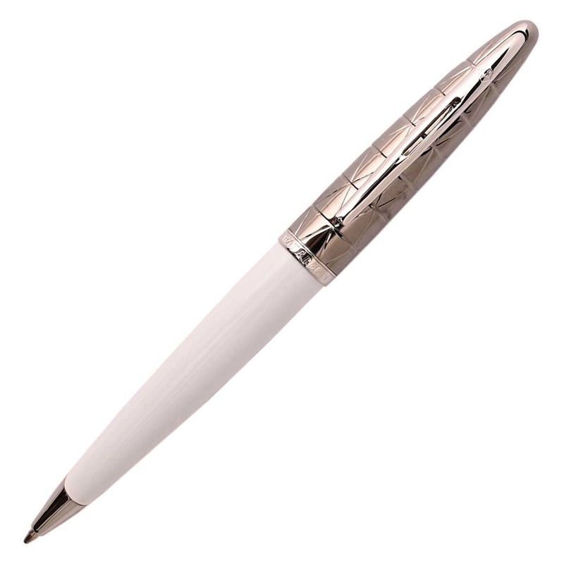 Waterman Carene Ball Pen – Contemporary White & Gunmetal