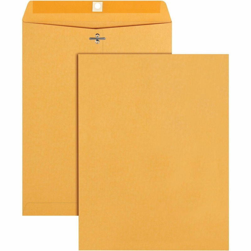 Business Source Heavy-duty Clasp Envelopes – Clasp – #93 – 9 1/2″ Width x 12 1/2″ Length – 28 lb – Clasp – Kraft – Kraft – 100 / Box